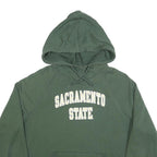 CHAMPION Womens Green Sacramento State Hoodie XL Cotton Blend Comfort Casual