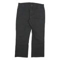 DICKIES Mens Cotton Blend Black Regular Straight Trousers W38 L28 Workwear