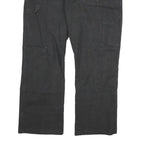 DICKIES Mens Cotton Blend Black Regular Straight Trousers W38 L28 Workwear