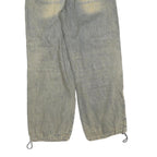 TRILLION Mens Jeans Blue Relaxed Straight Denim Medium W32 L30 Zip Closure