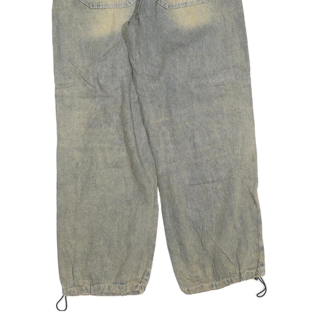 TRILLION Mens Jeans Blue Relaxed Straight Denim Medium W32 L30 Zip Closure