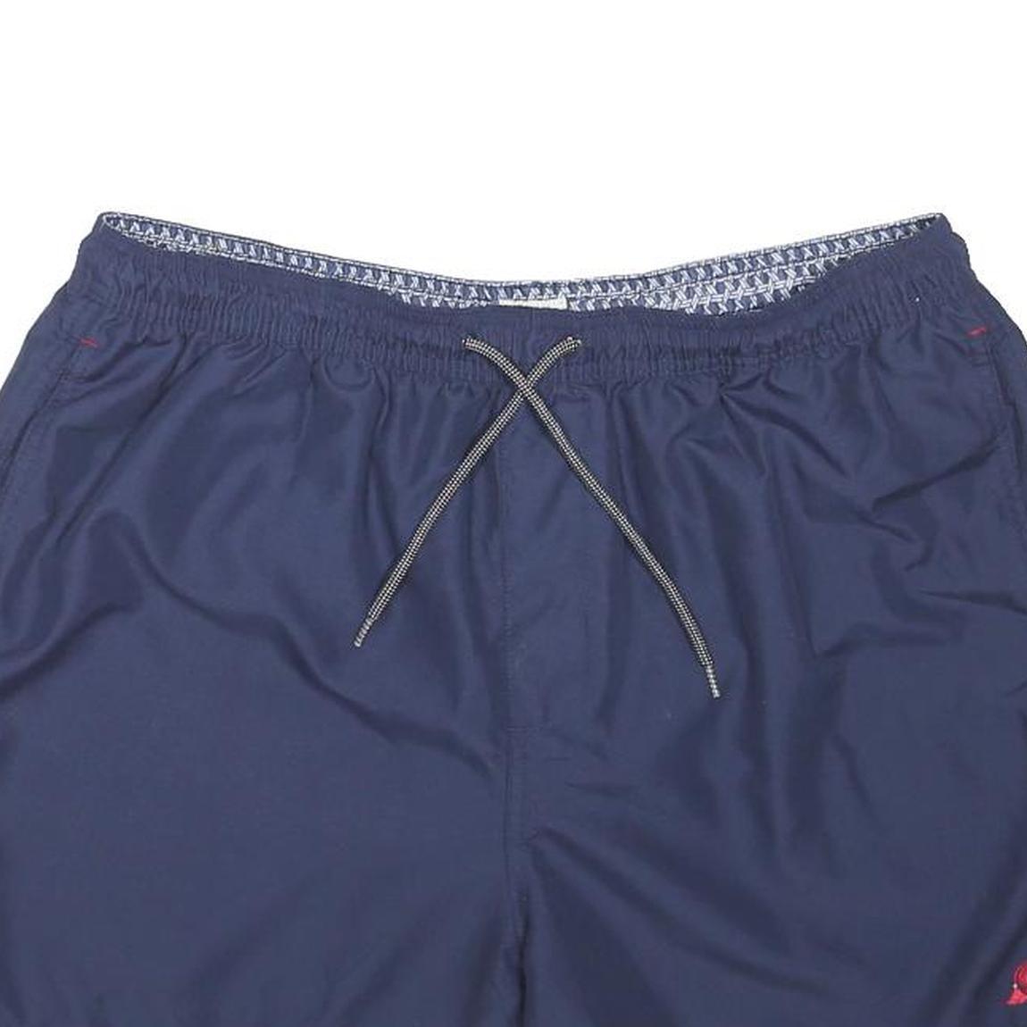 ACW85 Mens Swim Shorts Blue Casual XL W36 Elasticated Waist Drawstring