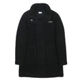 COLUMBIA Womens Black Jacket M Polyester Button Closure Plain Casual Outdoor