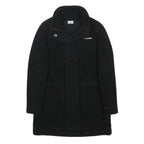COLUMBIA Womens Black Jacket M Polyester Button Closure Plain Casual Outdoor