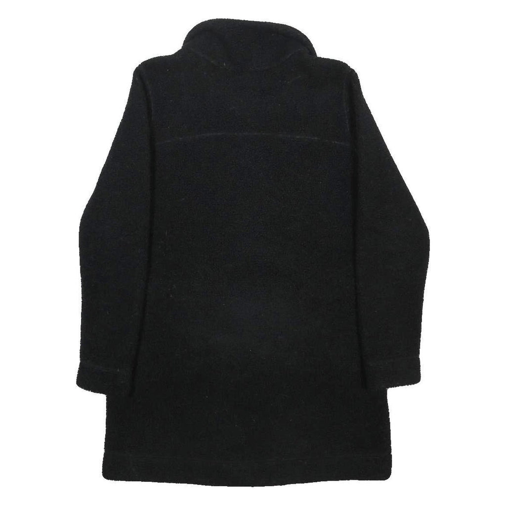 COLUMBIA Womens Black Jacket M Polyester Button Closure Plain Casual Outdoor