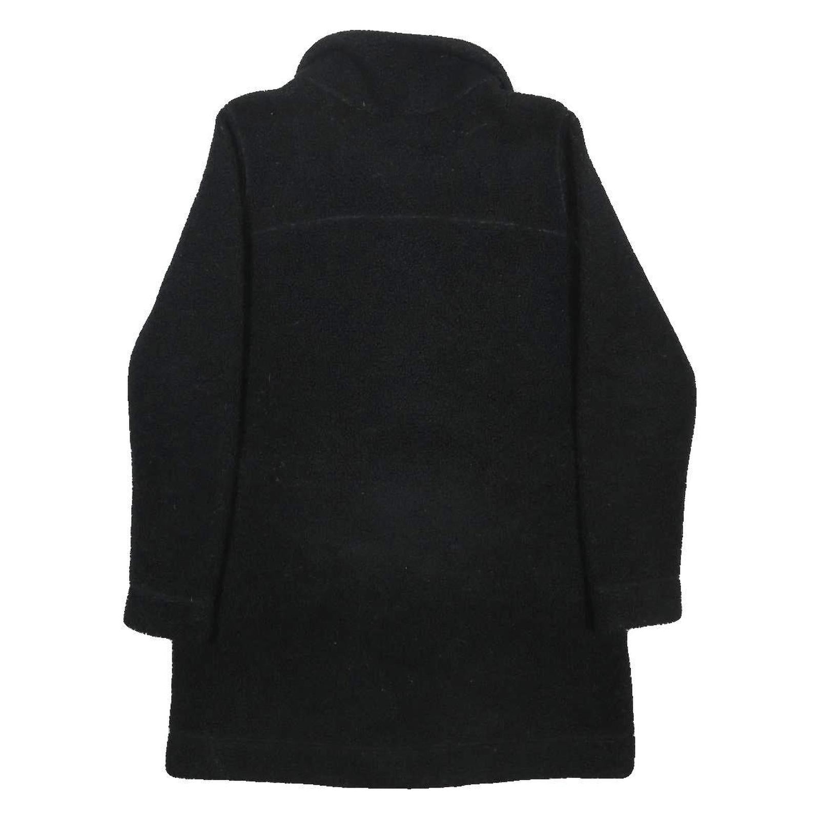 COLUMBIA Womens Black Jacket M Polyester Button Closure Plain Casual Outdoor