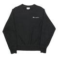 CHAMPION REVERSE WEAVE Mens Black Crew Neck S Classic Cotton Blend Sweatshirt