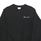 CHAMPION REVERSE WEAVE Mens Black Crew Neck S Classic Cotton Blend Sweatshirt