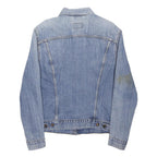 LEVI'S Mens Blue Denim Jacket XL Cotton Woven Button Closure Classic Fit Stylish