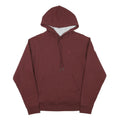 CHAMPION Mens Maroon Pullover Hoodie S Cotton Blend Drawstring Hood Casual