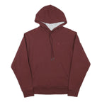 CHAMPION Mens Maroon Pullover Hoodie S Cotton Blend Drawstring Hood Casual