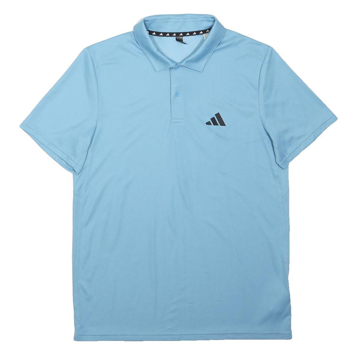 ADIDAS Mens Blue Polo S Polyester Blend Sports Training Casual Golf Shirt