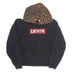 LEVI'S Sequins Womens Black Hoodie L
