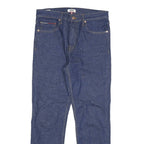 TOMMY HILFIGER Mens Slim Blue Jeans Denim W29 L27 Classic Zip Cotton Blend