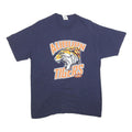 JERZEES Mens Navy Blue Auburn Tigers Graphic T-Shirt L Short Sleeve Crew Neck
