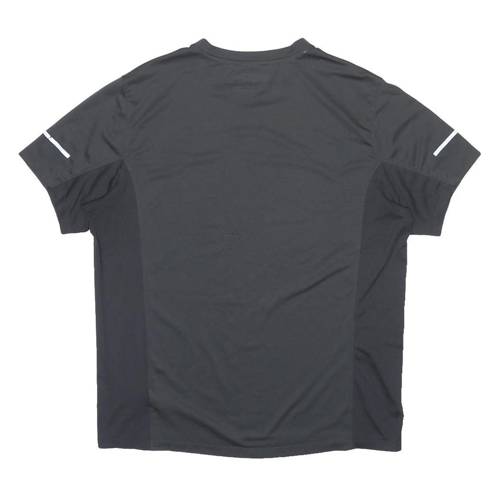 NEW BALANCE Womens Black Athletic T-Shirt M Short Sleeve Crew Neck Performance
