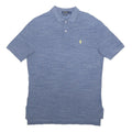 POLO RALPH LAUREN Mens Blue Classic Fit Short Sleeve Cotton Polo Shirt L