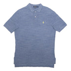POLO RALPH LAUREN Mens Blue Classic Fit Short Sleeve Cotton Polo Shirt L