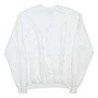 CHAMPION Mens White Sac Town Basketball Crew Neck M Sweatshirt Cotton Blend