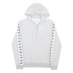 ADIDAS Womens Grey Hoodie XS Cotton Blend ¼ Zip Casual Sportswear
