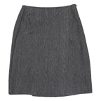 VERSACE JEANS COUTURE Womens Grey Mini Viscose Blend Textured Skirt Size S