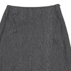 VERSACE JEANS COUTURE Womens Grey Mini Viscose Blend Textured Skirt Size S