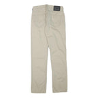 LEVI'S Mens Slim Beige Cotton Blend Trousers W29 L32 Zip Classic Straight Fit