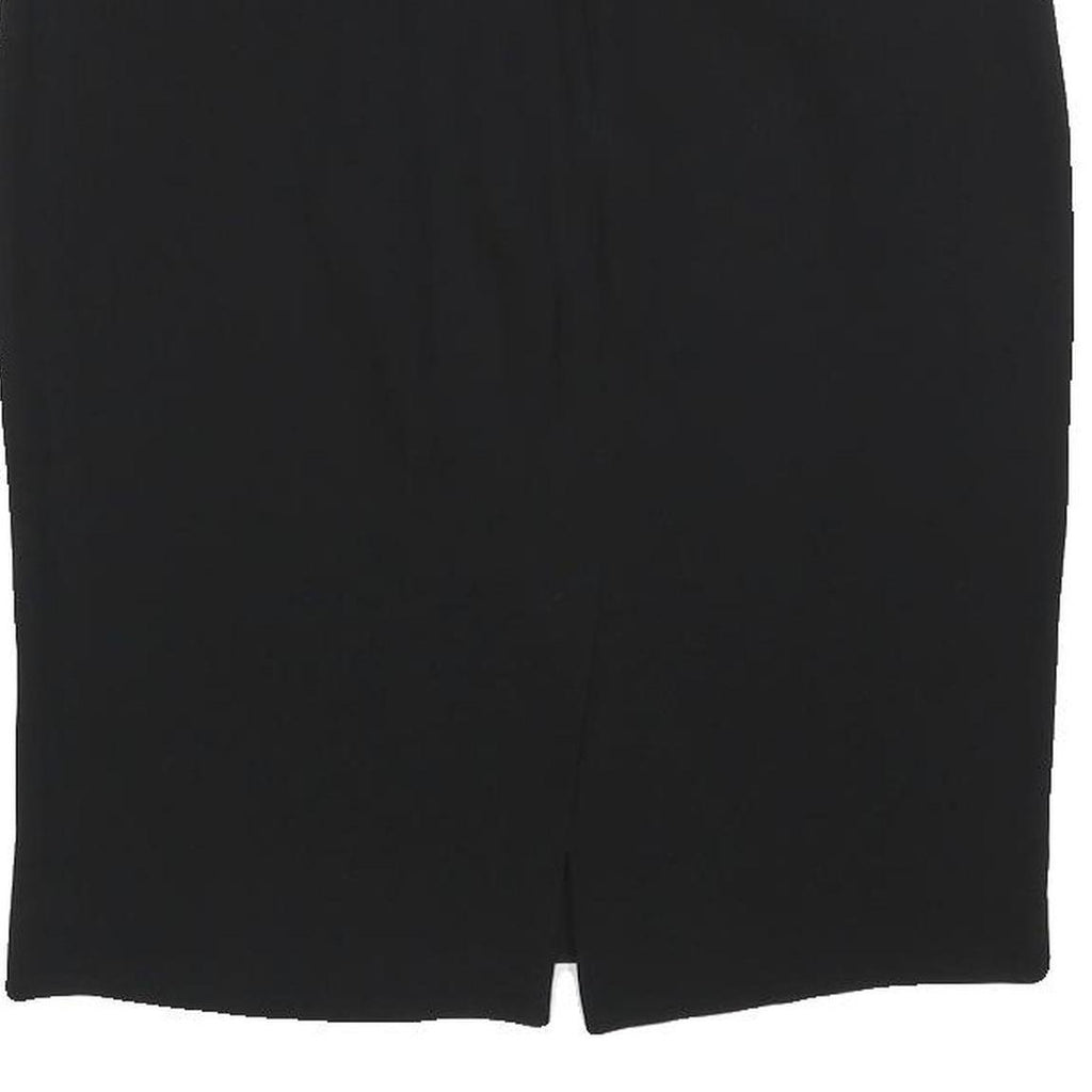 ARMANI COLLEZIONI Womens Black Pencil Knee Length Silk Skirt M Elegant Workwear