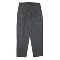 S.W.J Mens Cotton Blend Grey Regular Fit Straight Leg Trousers W32 L29 Classic