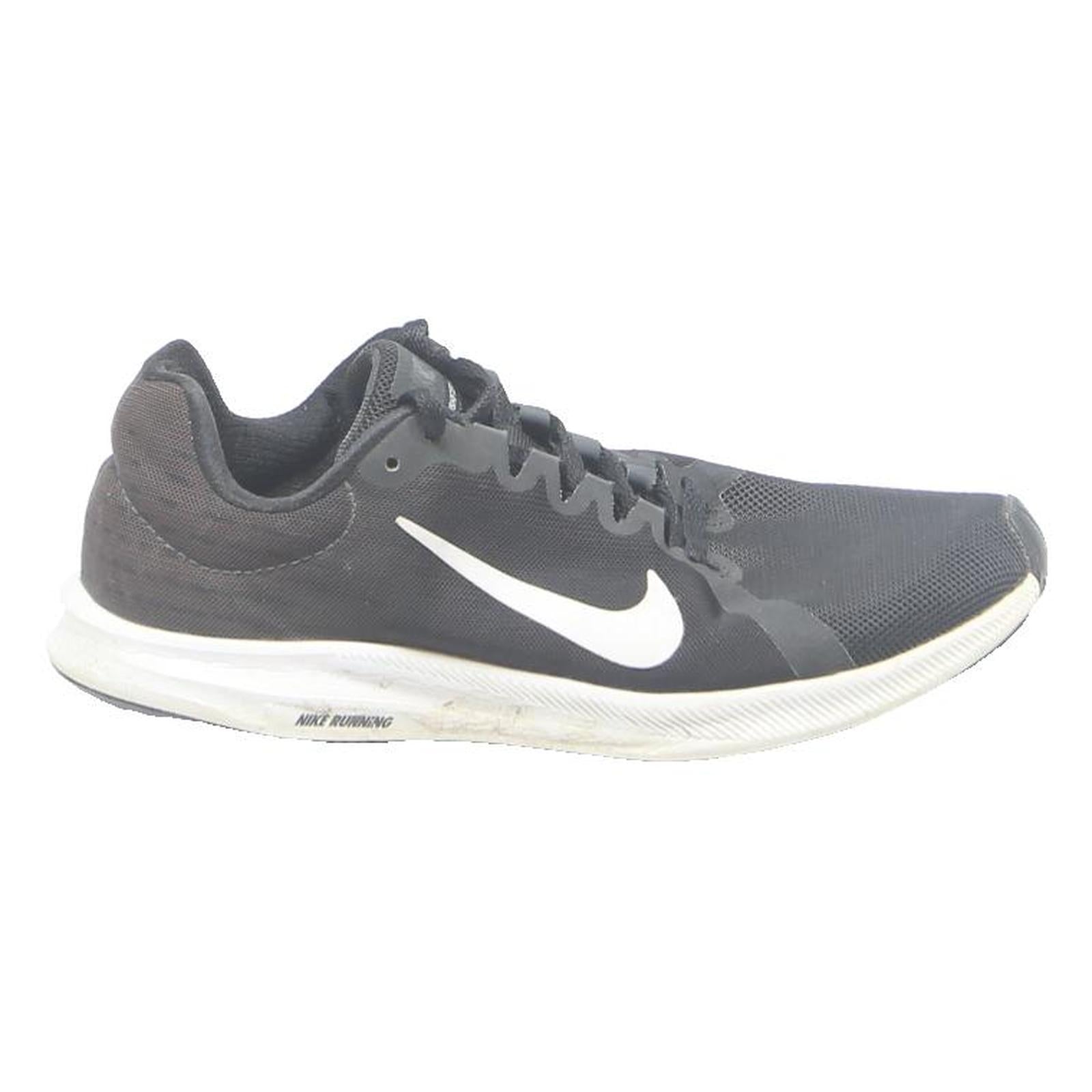 NIKE Womens Running Sneaker Black White Synthetic UK 5 Lightweight Comfortable