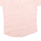 MAJE Womens Pink Jersey T-Shirt S Short Sleeve V-Neck Lightweight Cotton Blend