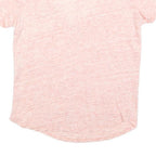 MAJE Womens Pink Jersey T-Shirt S Short Sleeve V-Neck Lightweight Cotton Blend