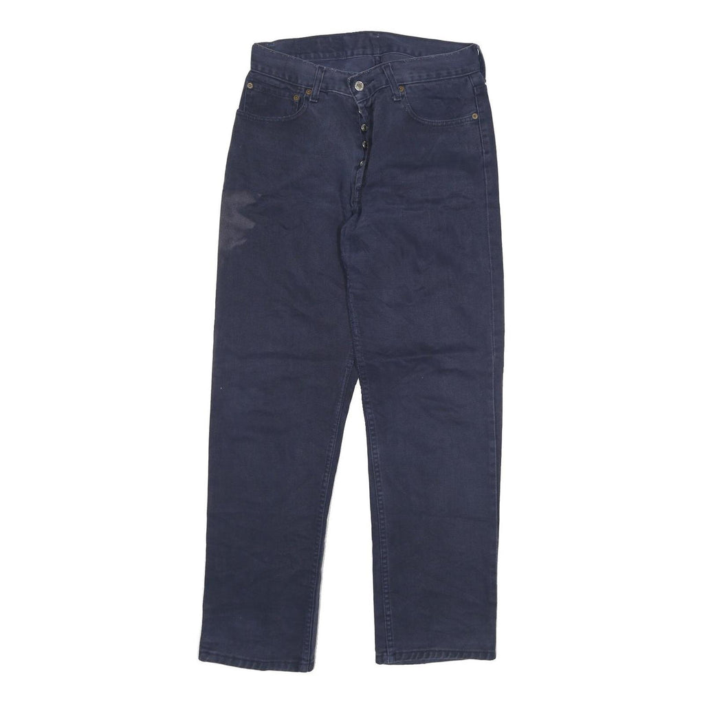LEVI'S 501 Mens Jeans Blue Regular Straight Denim W29 L29 Button Fly Classic