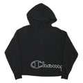 CHAMPION Womens Black Hoodie S Cotton Blend Pullover Casual Sweatshirt