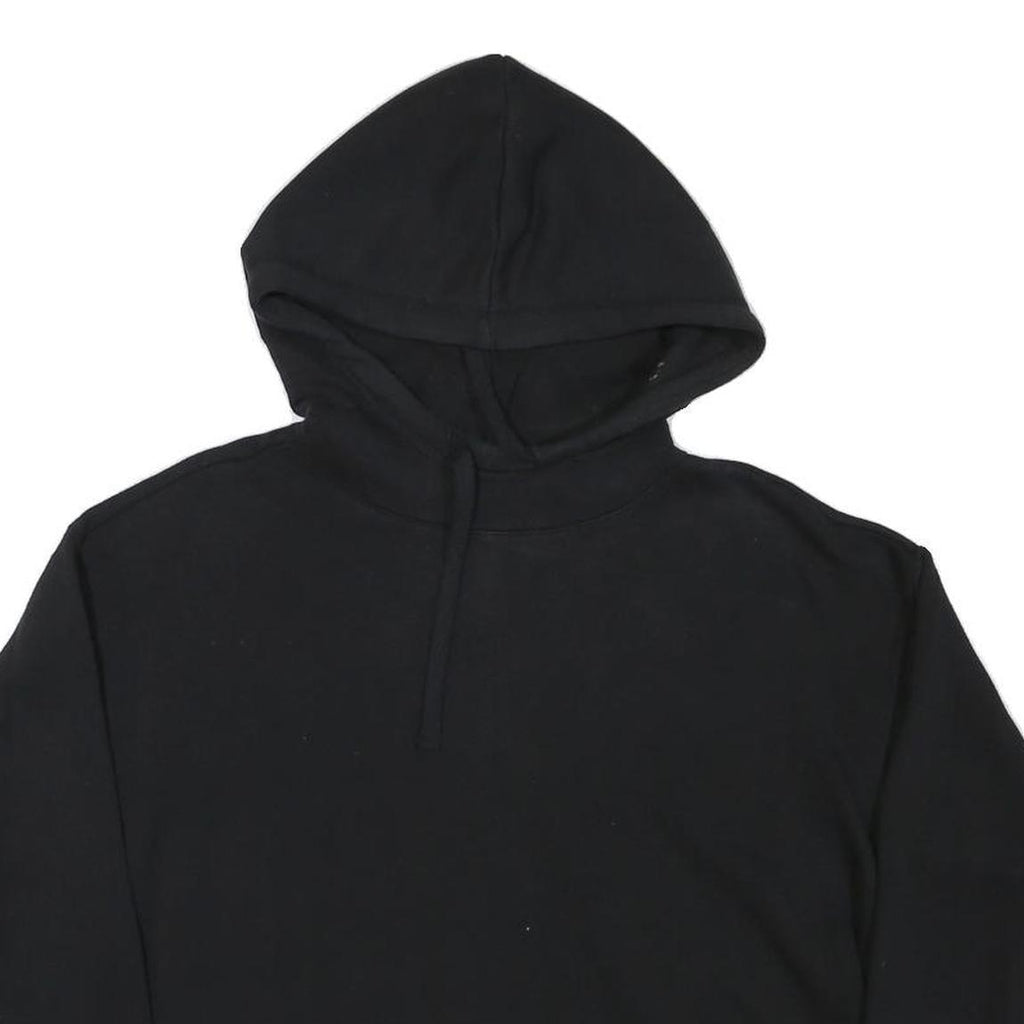 CHAMPION Womens Black Hoodie S Cotton Blend Pullover Casual Sweatshirt