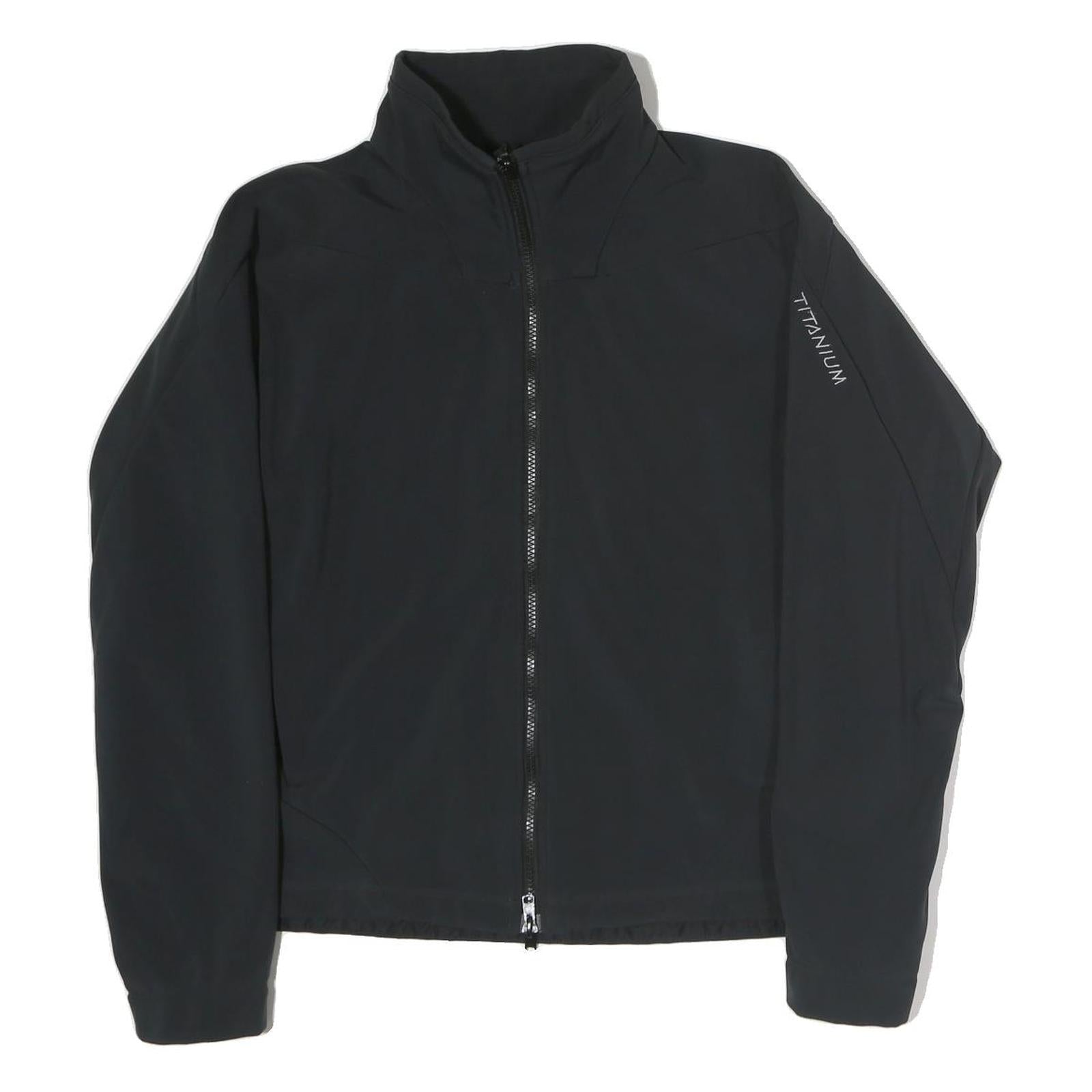 COLUMBIA Womens Black Titanium Jacket XL Polyester Zip Outdoor Activewear