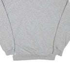 ADIDAS Womens Grey & Pink Crew Neck UK 6 Sweatshirt Cotton Blend Pullover