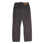 LEVI'S 501 Mens Jeans Black Regular Straight Denim W30 L29 Classic Button Fly