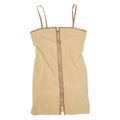 TODAY'S WOMAN Womens Bodycon Dress Beige Sleeveless Short UK 14