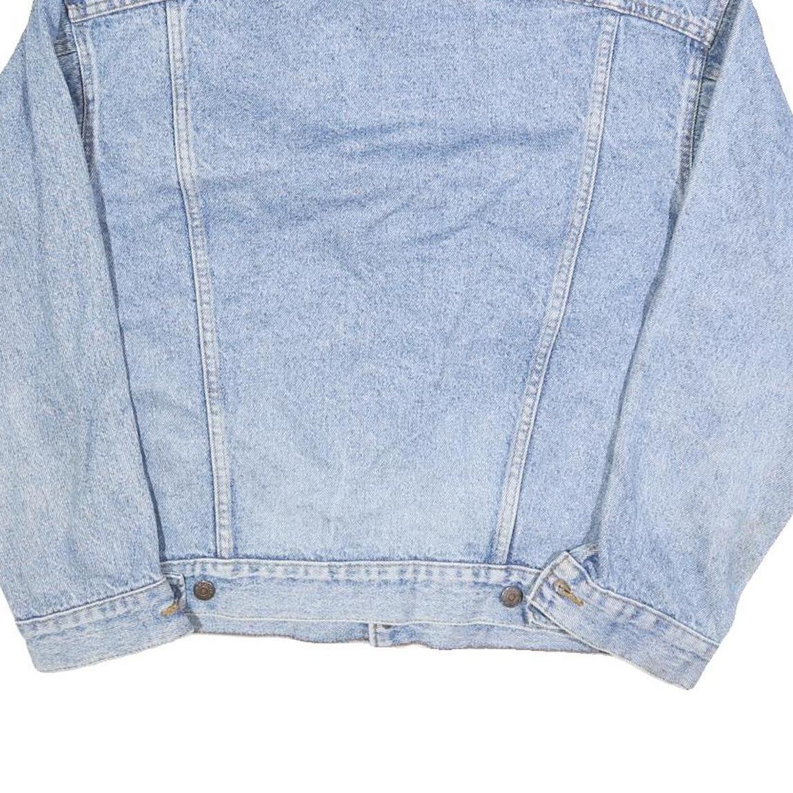 LEVI'S Mens Blue Denim Button Jacket M Cotton Blend Classic Casual Lightweight