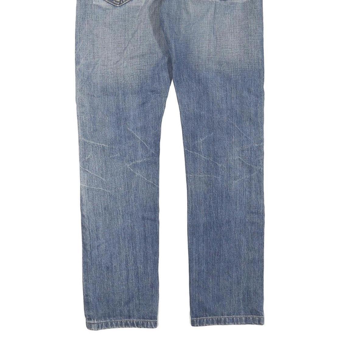 LEVI'S Womens Regular Blue Denim Medium W30 L30 Zip Jeans Straight Fit Classic