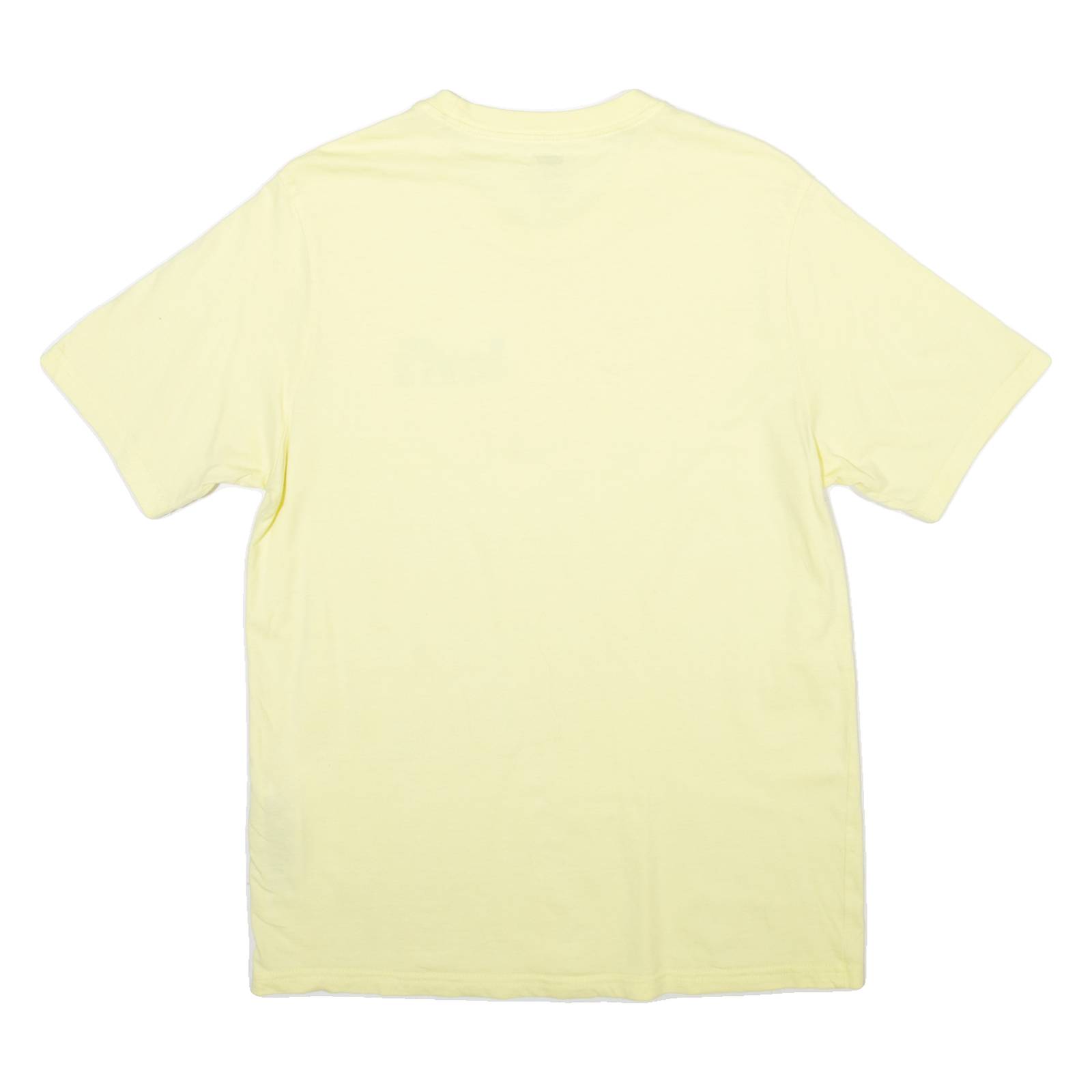 LEVI'S Mens T-Shirt Yellow Crew Neck XS