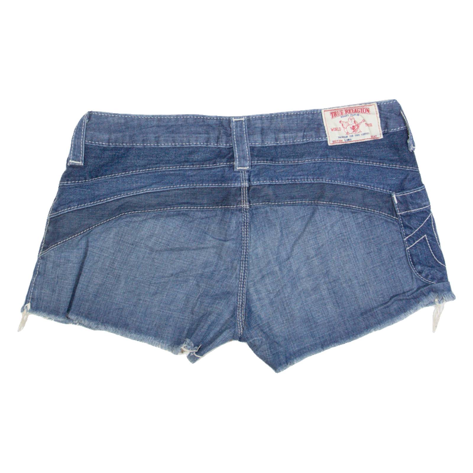 TRUE RELIGION Lana Womens Denim Shorts Blue M W31