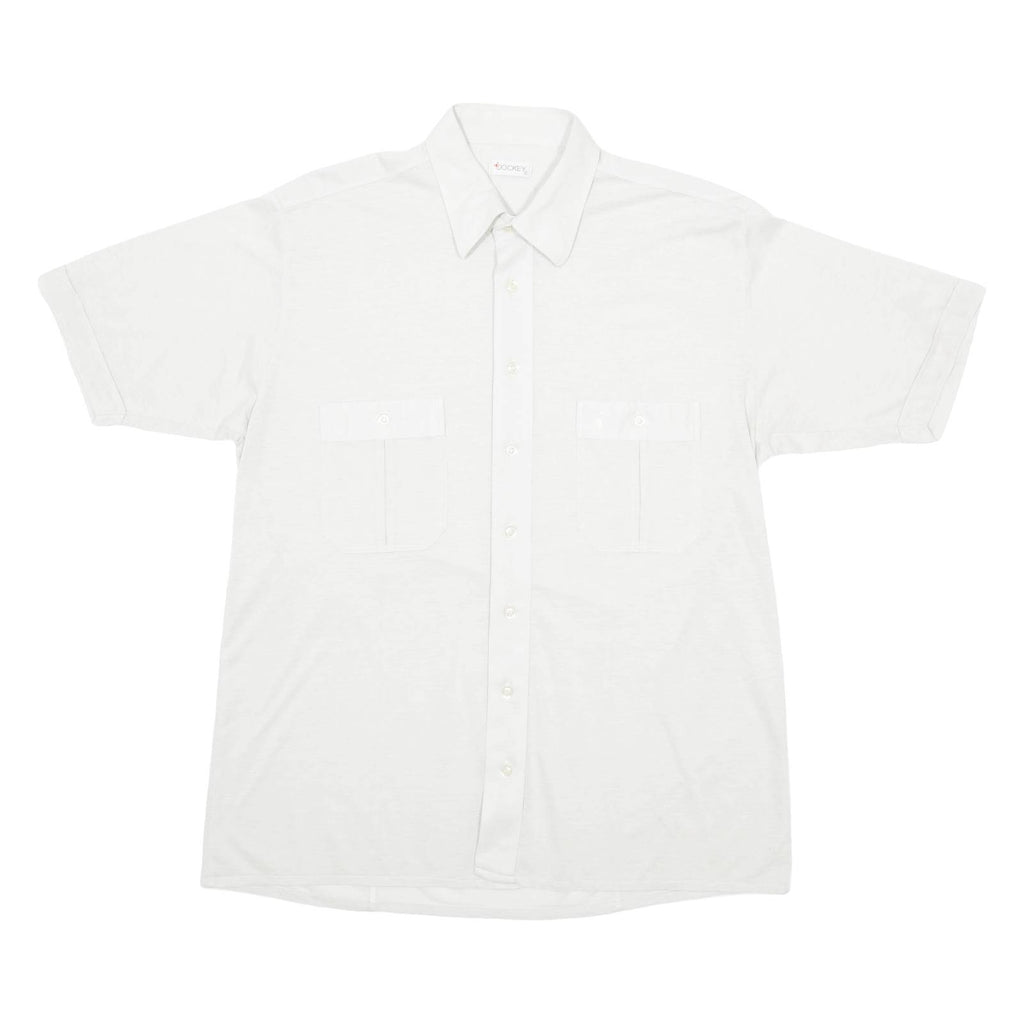 JOCKEY Mens Plain Shirt Grey M