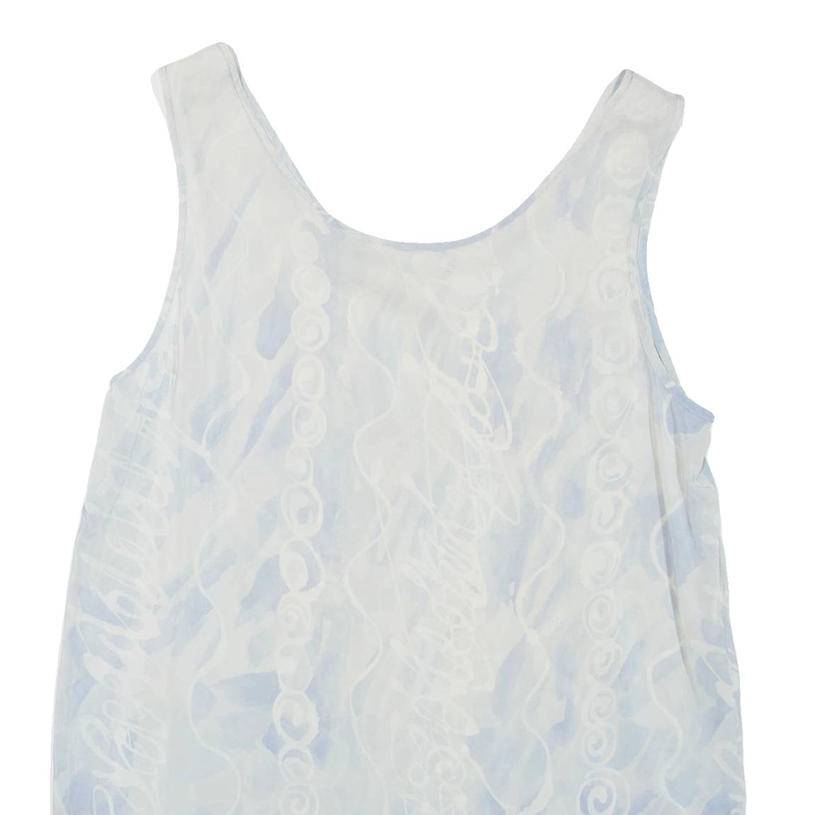 Womens Printed Vest Grey Sleeveless M