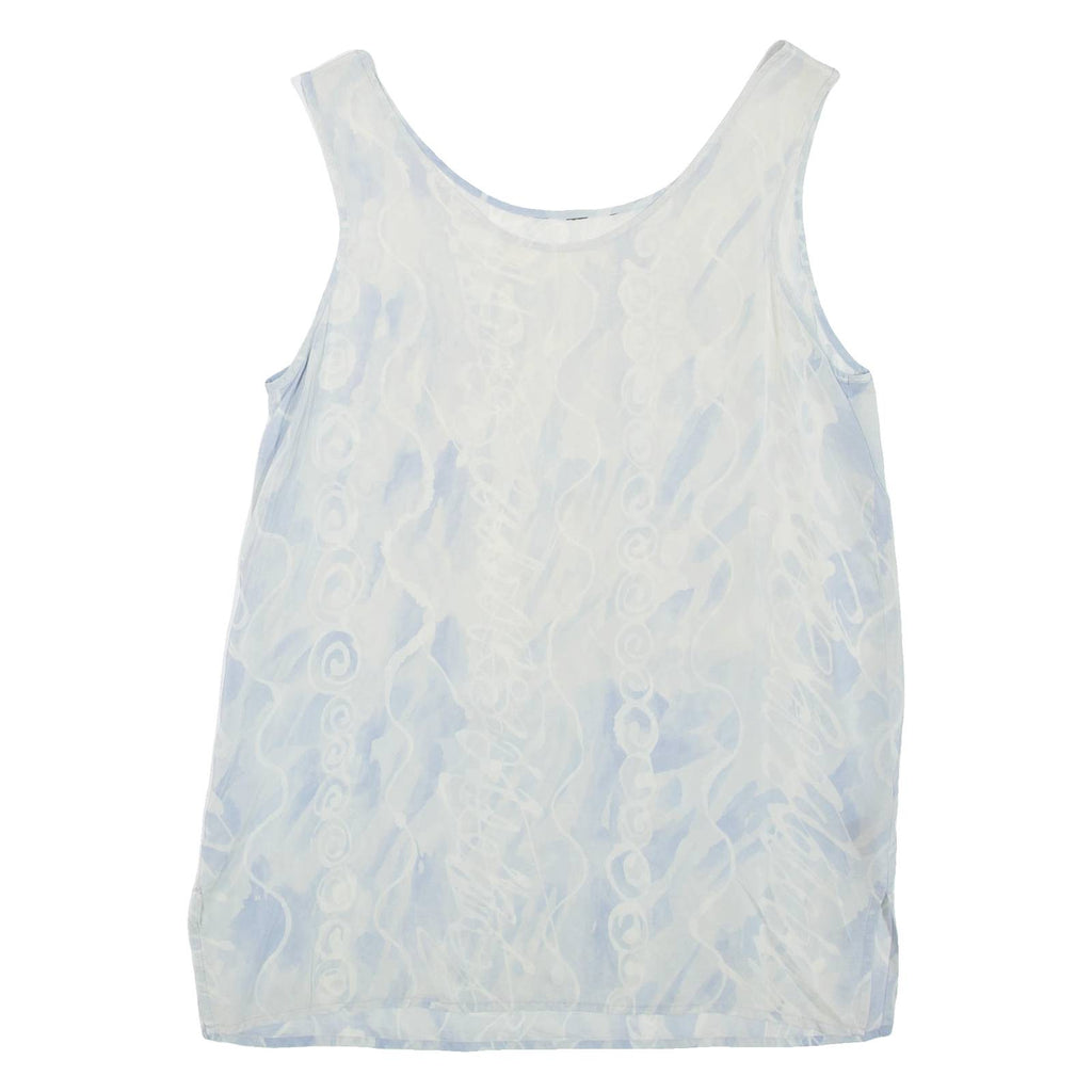Womens Printed Vest Grey Sleeveless M