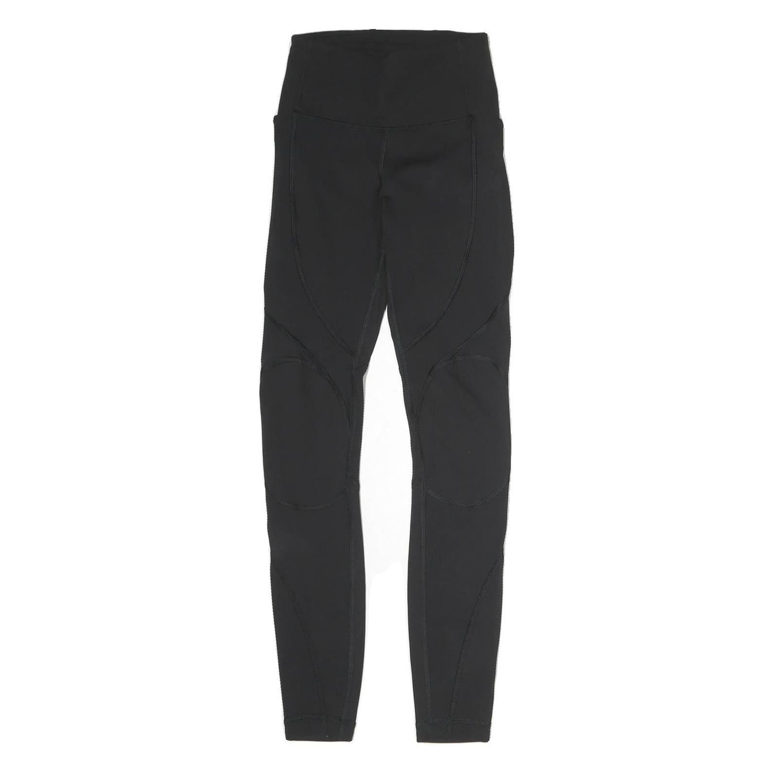 LULULEMON Womens Joggers Black Slim Skinny S W20 L28 Activewear Gymwear