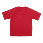 REEBOK Mens Red Graphic T-Shirt L Short Sleeve Crew Neck Sports Casual