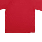 REEBOK Mens Red Graphic T-Shirt L Short Sleeve Crew Neck Sports Casual
