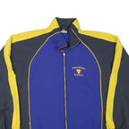 R-TEX Mens Blue & Yellow Zip Jacket XL Polyester Blend Sports Embroidered